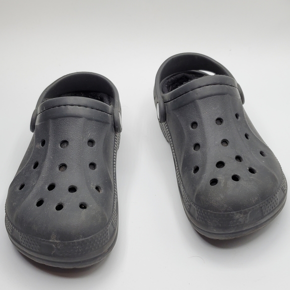 CROCS lined slipon clogs size 12/ 13 - Picture 4 of 13